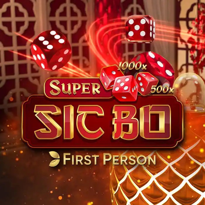 Super Sic Bo slot visual from Evolution available on wolfy.be