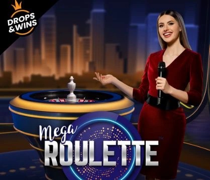Mega Roulette logo by Pragmatic Play Wolfy Casino