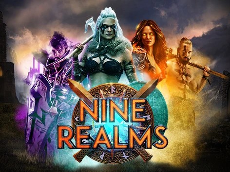 Nine Realms by Red Tiger Gaming, showcased at wolfy.be – game logo