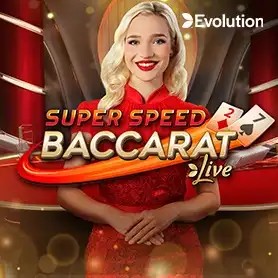 Try Super Speed Baccarat slot by Evolution on wolfy.be – logo image